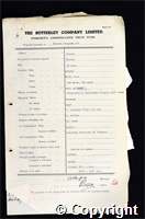 Workmen’s Compensation Act form for Nelson Gregory, aged 29, Filler at Ripley Colliery