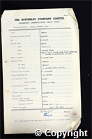 Workmen’s Compensation Act form for John E. Bates, aged 61, Labourer at Ripley Colliery