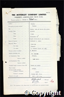 Workmen’s Compensation Act form for George H. Shepherd, aged 24, Roadman at Ripley Colliery