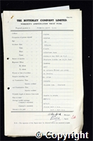 Workmen’s Compensation Act form for Francis Swift, aged 32, Erector at Ripley Colliery
