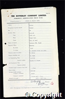 Workmen’s Compensation Act form for Albert H. Taylor, aged 48, Packer at Ripley Colliery