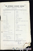 Workmen’s Compensation Act form for John Birch, aged 44, Caster at Ripley Colliery