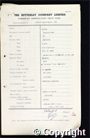 Workmen’s Compensation Act form for Ronald Carrington, aged 28, Machine Man at Ripley Colliery