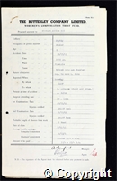 Workmen’s Compensation Act form for Richard Hollis, aged 31, Stoker at Ripley Colliery