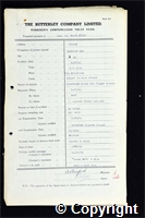 Workmen’s Compensation Act form for James Henry Whyld, aged 41, Machine Man at Ripley Colliery