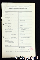 Workmen’s Compensation Act form for William Coope, aged 36, Timberer at Ripley Colliery