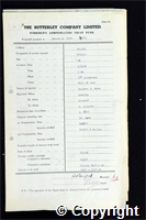 Workmen’s Compensation Act form for Ernest L. Hunt, aged 46, Filler at Ripley Colliery