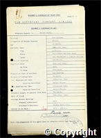 Workmen’s Compensation Act form for Ernest Purdy, aged 41, Filler at New Langley Colliery