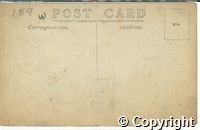 Postcard featuring black and white photograph of crowds surrounding the plane of aviator Gustav Hamel who visited Buxton in August 1912.