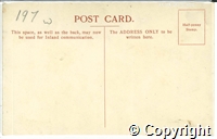 Postcard featuring a black and white photograph of a well dressing on the market place, Buxton in 1905.