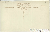 Postcard featuring a black and white photograph of the view up Terrace Road, Buxton from the Quadrant.