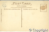 Postcard featuring a colour photograph of the Serpentine Walks in Buxton.