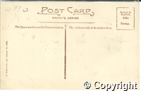 Postcard featuring a photograph of the Pavilion Gardens in Buxton.