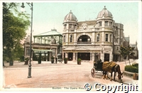 Postcard with coloured print of the Opera House in Buxton.