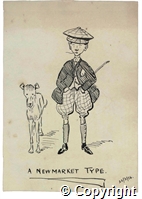 Cartoon by H J Rylands reading 'On the lookout for "Zepps which pass in the Night."  (Sometimes they don't pass at all but still we look for them.)'