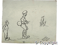 Cartoon by H J Rylands 