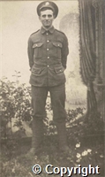 Photograph of unknown soldier from Tibshelf