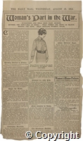 'What Women Can Do' - series of articles in the Daily Mail on women and the war effort [World War I]