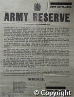 Poster: Army Reserve Schedule