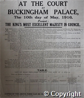 Poster: The King's Most Excellent Majesty in Council