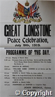 Poster: Great Longstone Peace Celebration