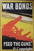 Poster: War Bonds Feed the Guns!