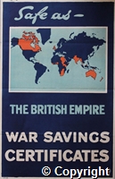 Poster: Safe as The British Empire: War Savings Certificates