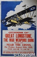 Poster: Great Longstone War Weapon Bank