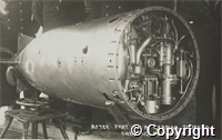 Postcard: After part of a German Torpedo shewing mechanism