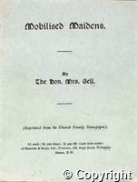 Edith Lyttelton Gell's pamphlet on mobilising women for war and related correspondence