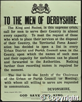 To The Men of Derbyshire