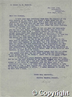Copy letter to Mrs Jackson from Eardley-Russell. Sept 10