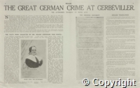 The German Crime at Gerbeviller