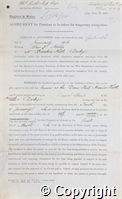 Articles of Agreement for temporary occupation of Green Lane School (Nov 1915), Central Church School (Jan 1916), and Dean Street Mission Hall (Jan 1916) by the army 1915-1916