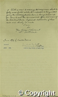 Copy circular memorandum - E W D Ward, War Office, London to Lieutenant Colonel G M Jackson, TD, Commanding 6th Battalion Nottinghamshire and Derbyshire Regiment re grant of 5%, 18 Dec 1913, copy dated 6 Jan 1914