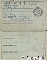 National Registration Identity Card - Edith E. Byard