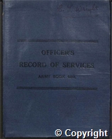 Charles Sisum Wright's service record; includes some personal information