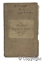 Note book, including letters, reports etc, Oct 1917-Jan 1918