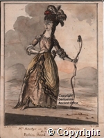 Mrs.Martyr in the character of Corinda in the New Comic Opera of  Robin Hood or Sherwood Forest