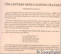 The Lottery Office Keeper's Prayer