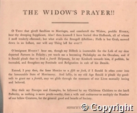The Widow's Prayer