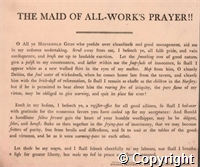 The Maid of All-Works Prayer