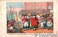 Procession of the Cod Company from St Giles's to Billingsgate