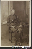 Photograph of Private Bernard Muxlow (aged 16)