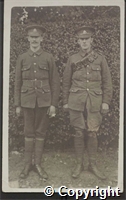 Photograph of two unidentified soldiers