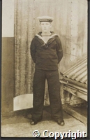Photograph of Seaman G. Mellors of H.M.S. Powerful