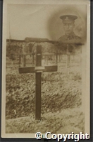 Photograph of grave of Serjeant Lewis Green, M.M.