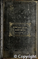 Subscription book for ball room and card room