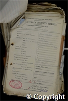 Workmen’s Compensation Act form for Hector William Abbott, aged 34, Filler at Britain Colliery