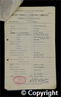 Workmen’s Compensation Act form for George A. Edwards, aged 32, Cutterman at Britain Colliery
